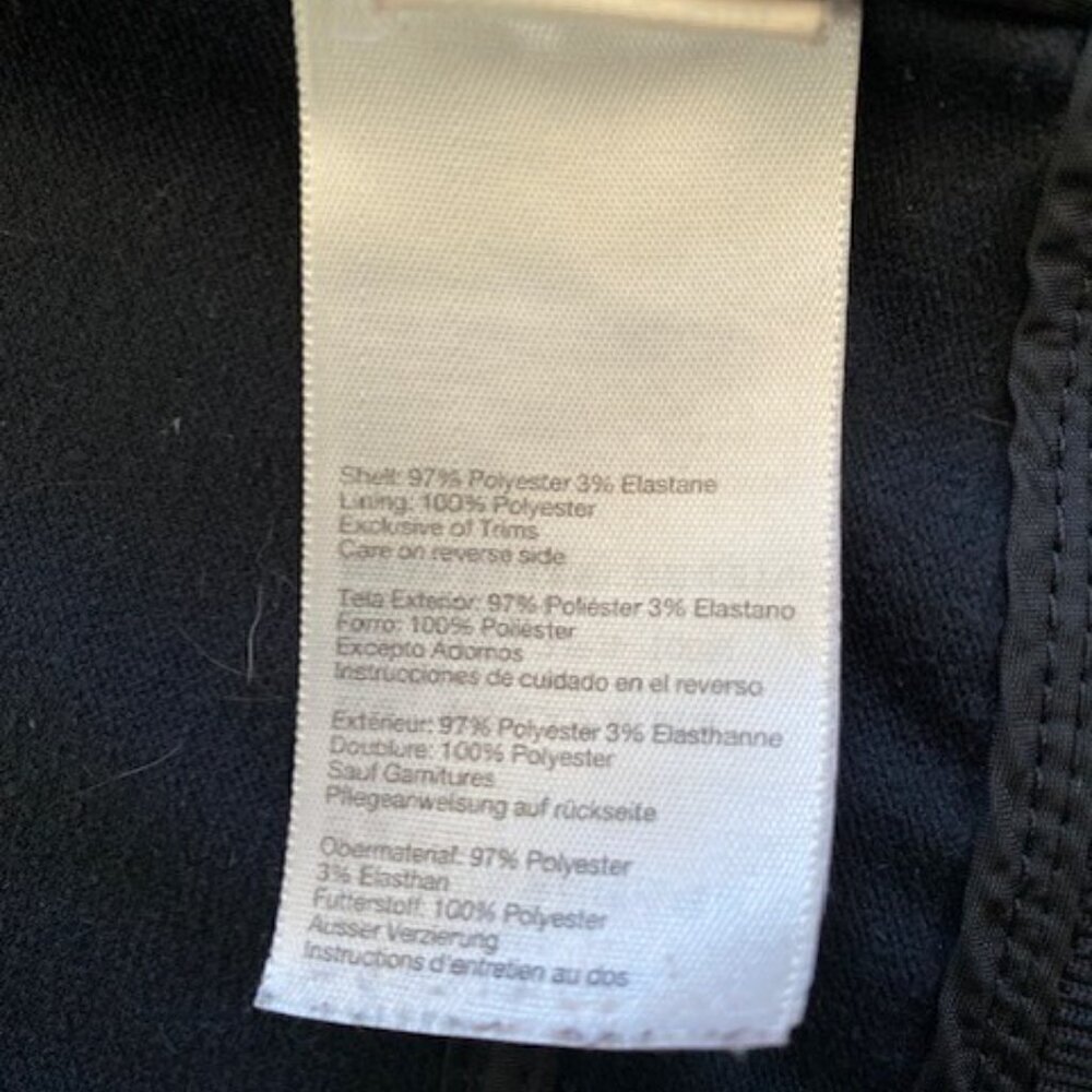 MARMOT Black Full Zip Hooded SoftShell Windbreaker Jacket Coat Large - Picture 12 of 12
